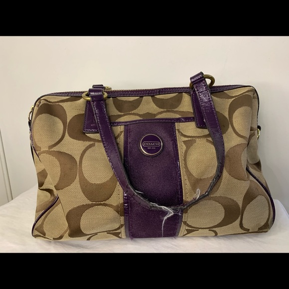 Vintage monogram coach bag - Picture 1 of 7
